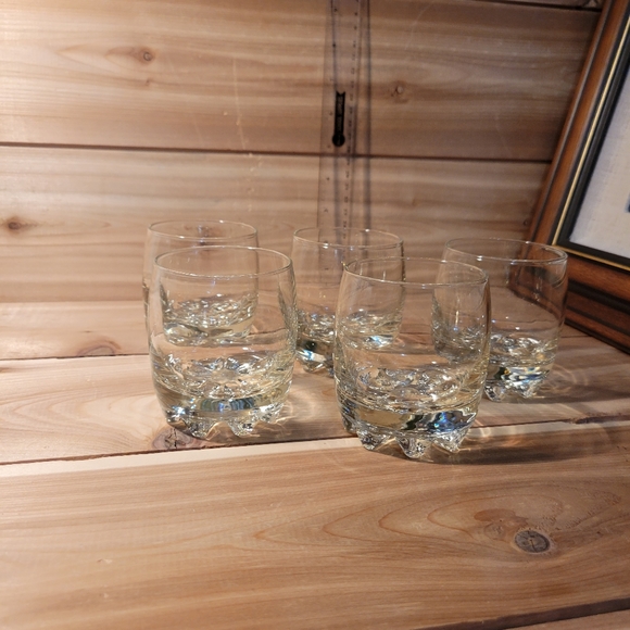 Italian Made Crystal Whiskey Glasses - Picture 1 of 4